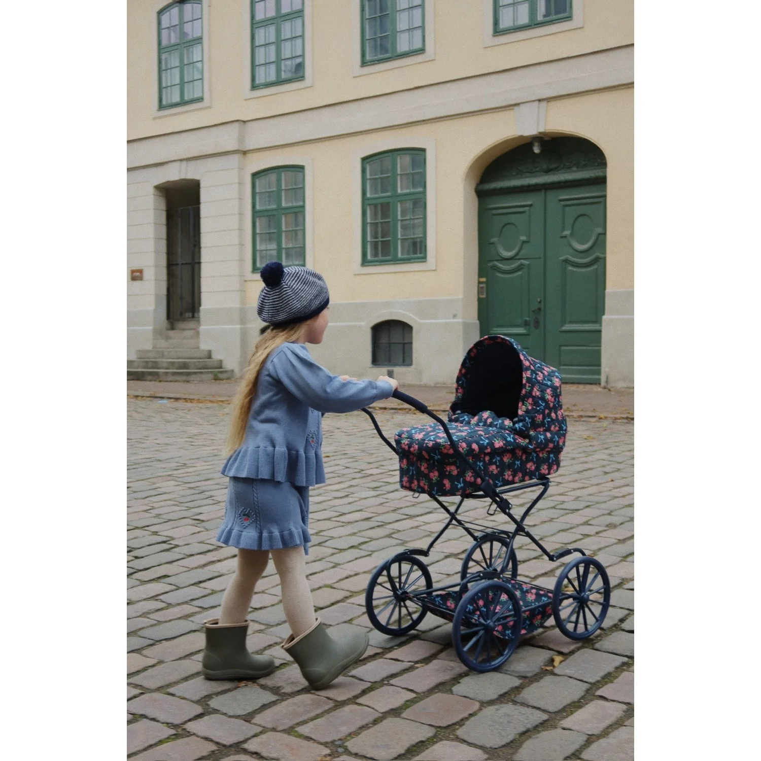 Konges Sløjd Country Blue Soleil Cardigan GOTS - Image 2
