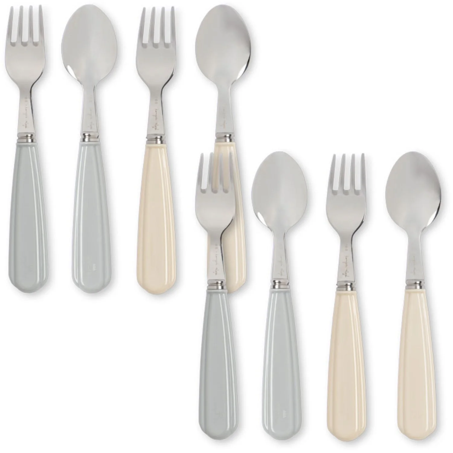 Konges Sløjd Creme/Onyx 8 Pack Cutlery - Image 6