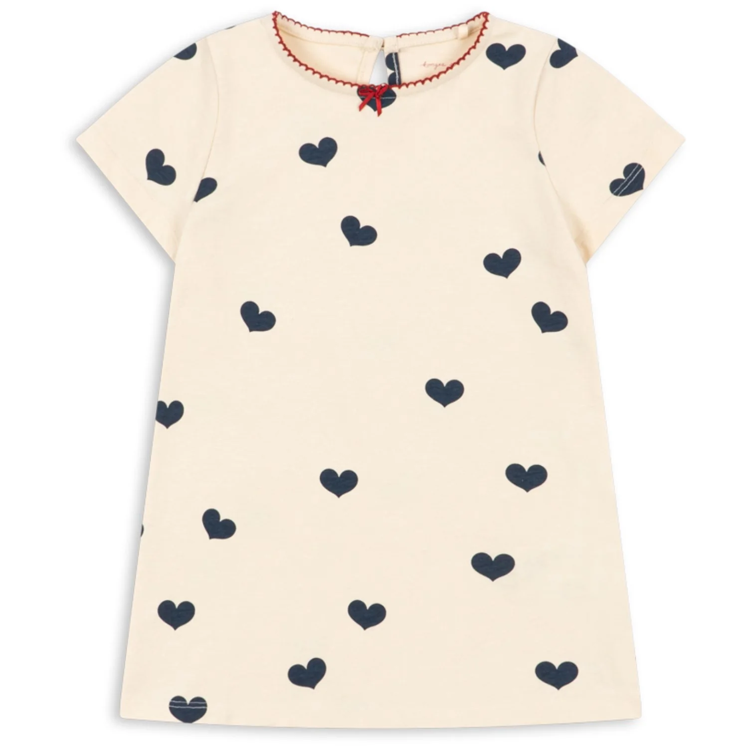Konges Sløjd Cuore Tricolore Drey Ss Dress Gots