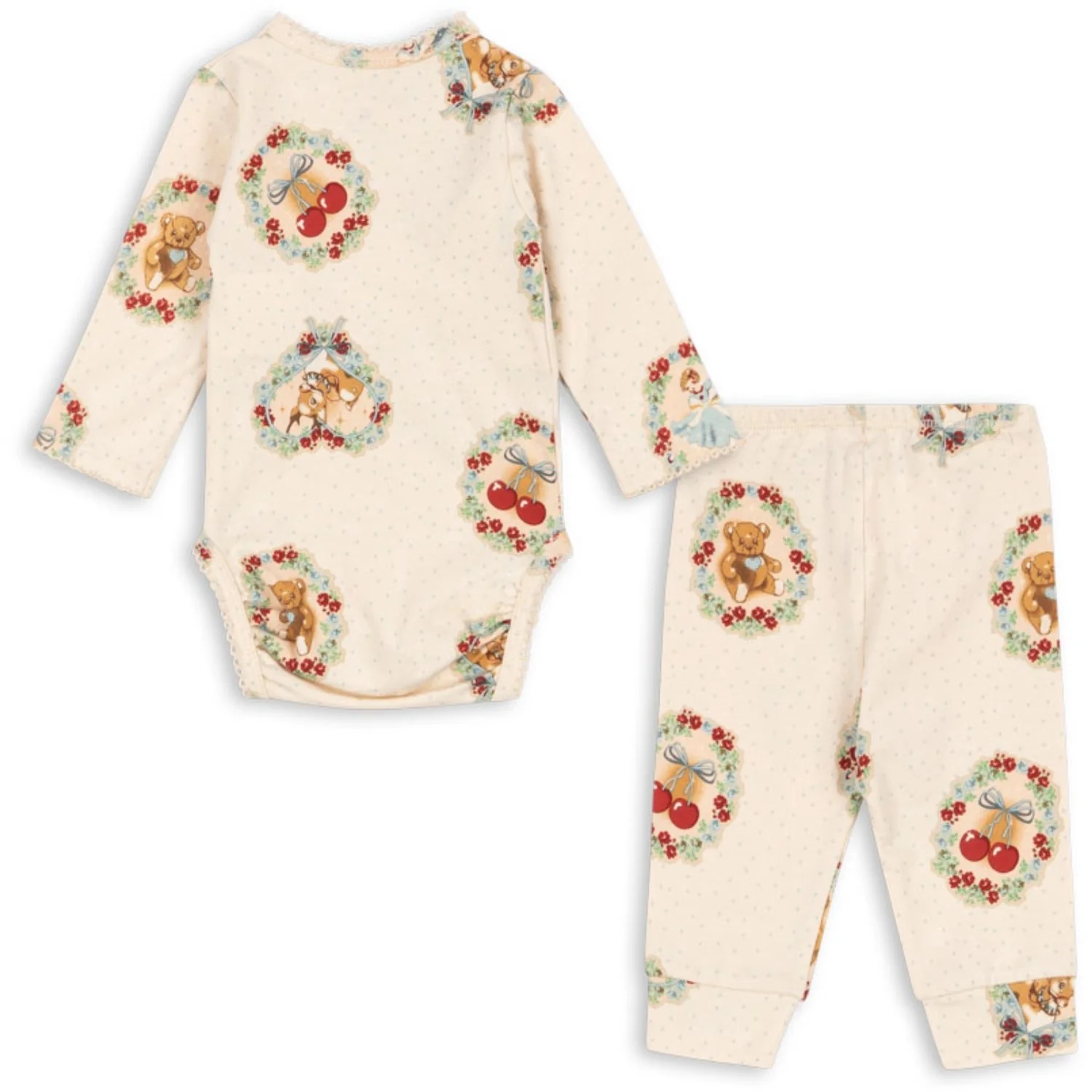 Konges Sløjd Deer Diary Basic Newborn Set Gots - Image 6