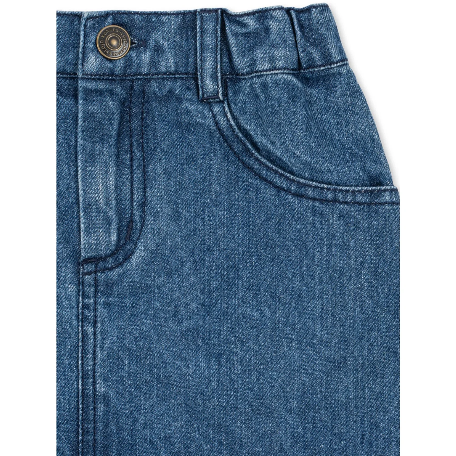 Konges Sløjd Denim Blue Magot Skirt Gots - Image 5