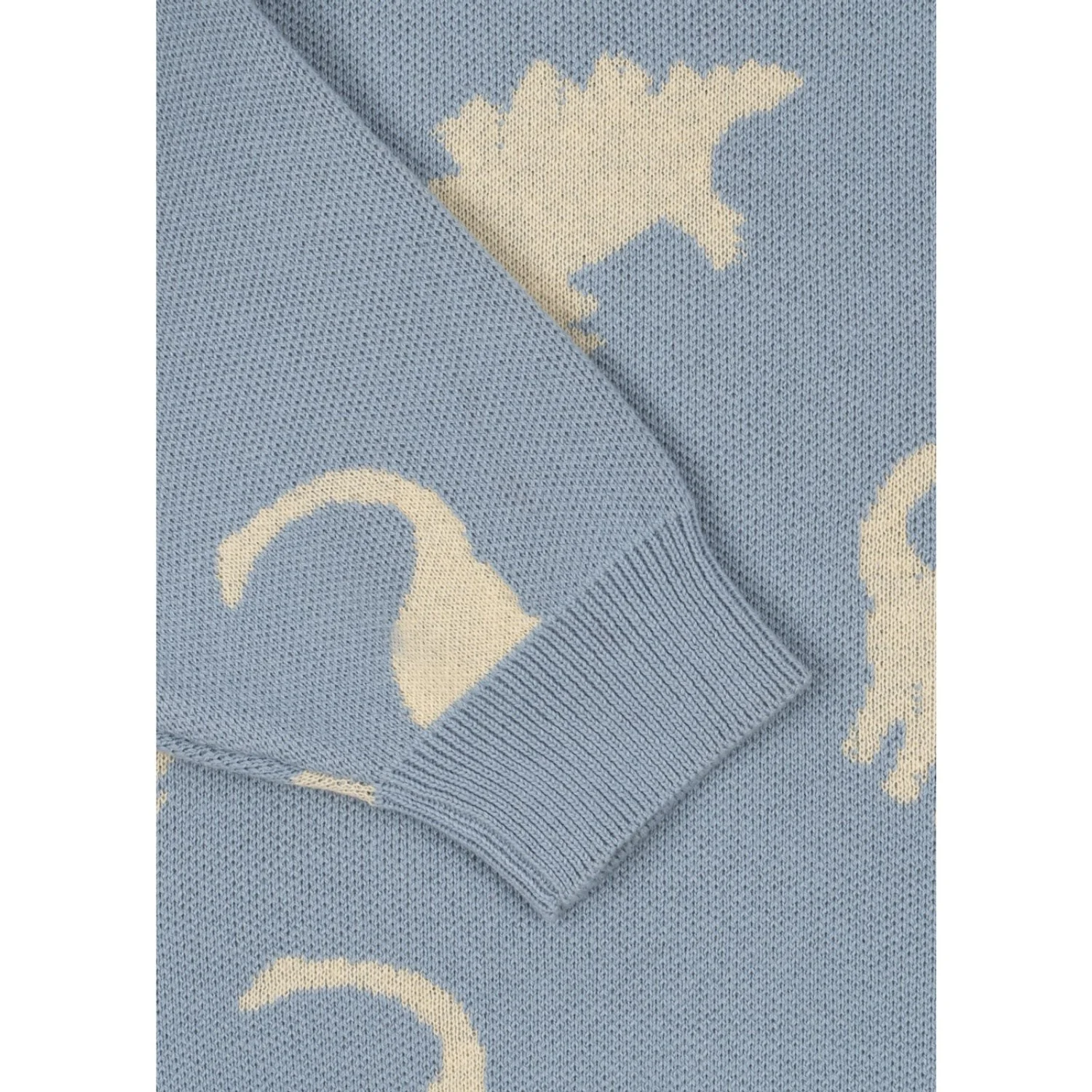 Konges Sløjd Dino Mist Lapis Knit Sweater GOTS - Image 2