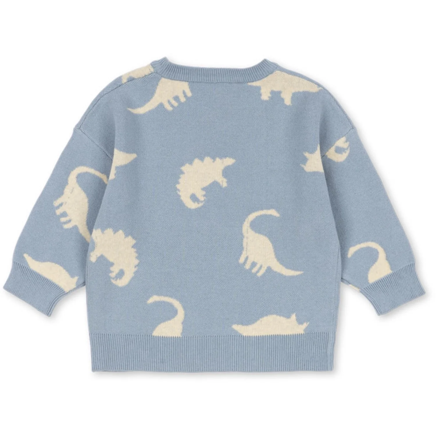 Konges Sløjd Dino Mist Lapis Knit Sweater GOTS - Image 4
