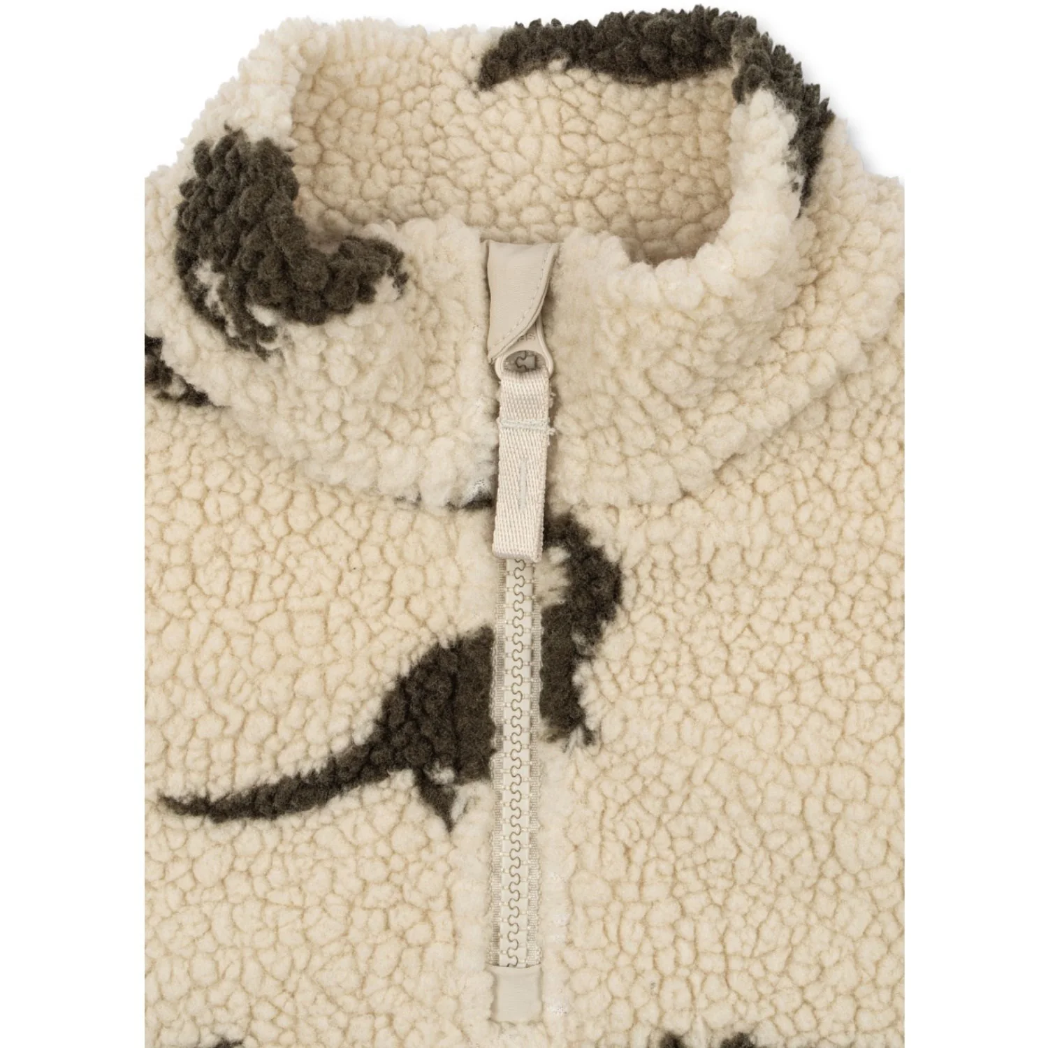 Konges Sløjd Dino Silhouette Jody Teddy Half Zip Grs - Image 3