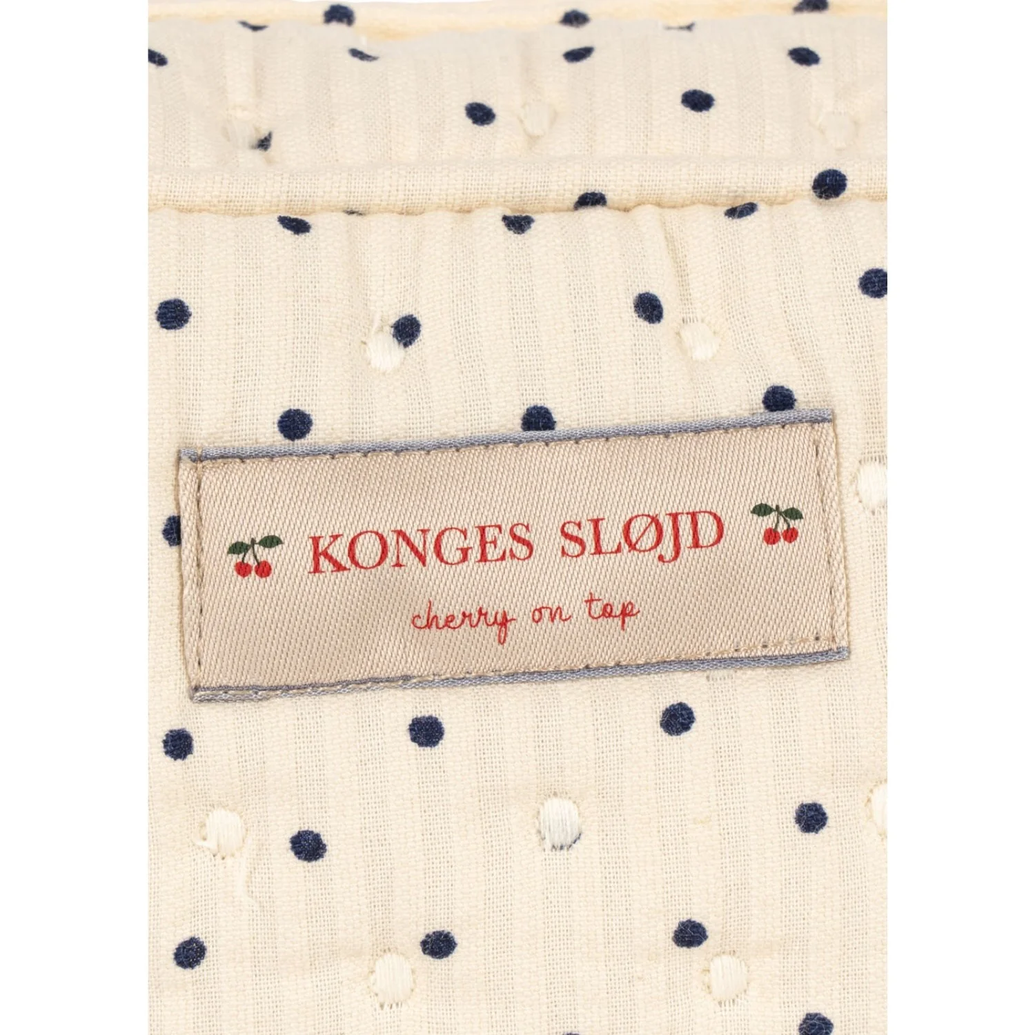 Konges Sløjd Estate Dot Seersucker Small Toiletry Bag - Image 2
