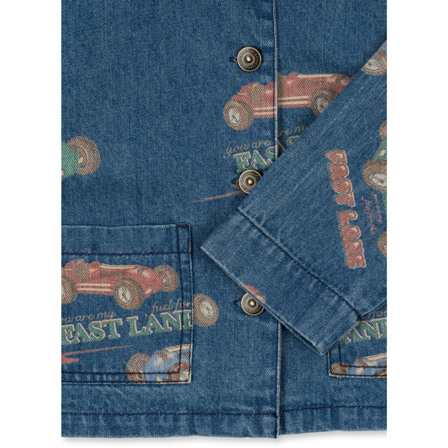 Konges Sløjd Fast Lane Magot Jacket Denim GOTS - Image 2
