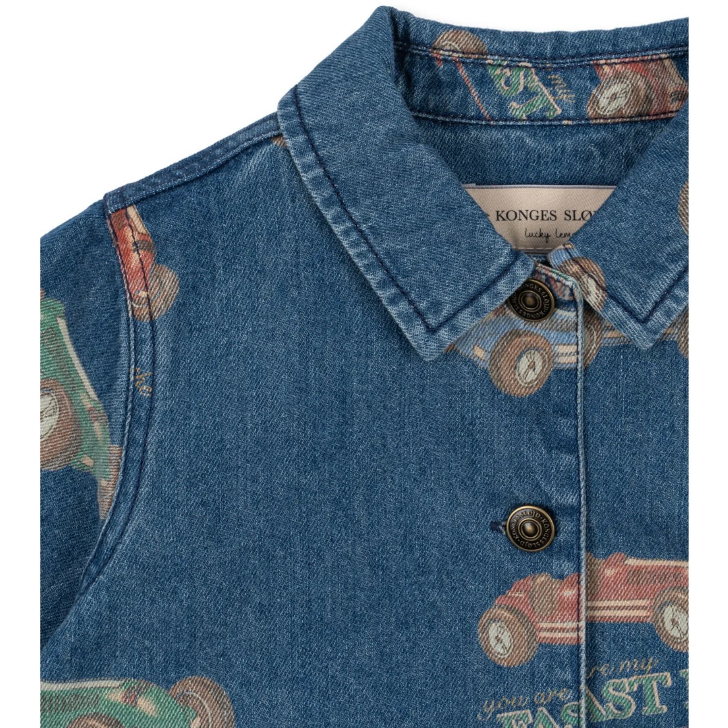 Konges Sløjd Fast Lane Magot Jacket Denim GOTS - Image 3