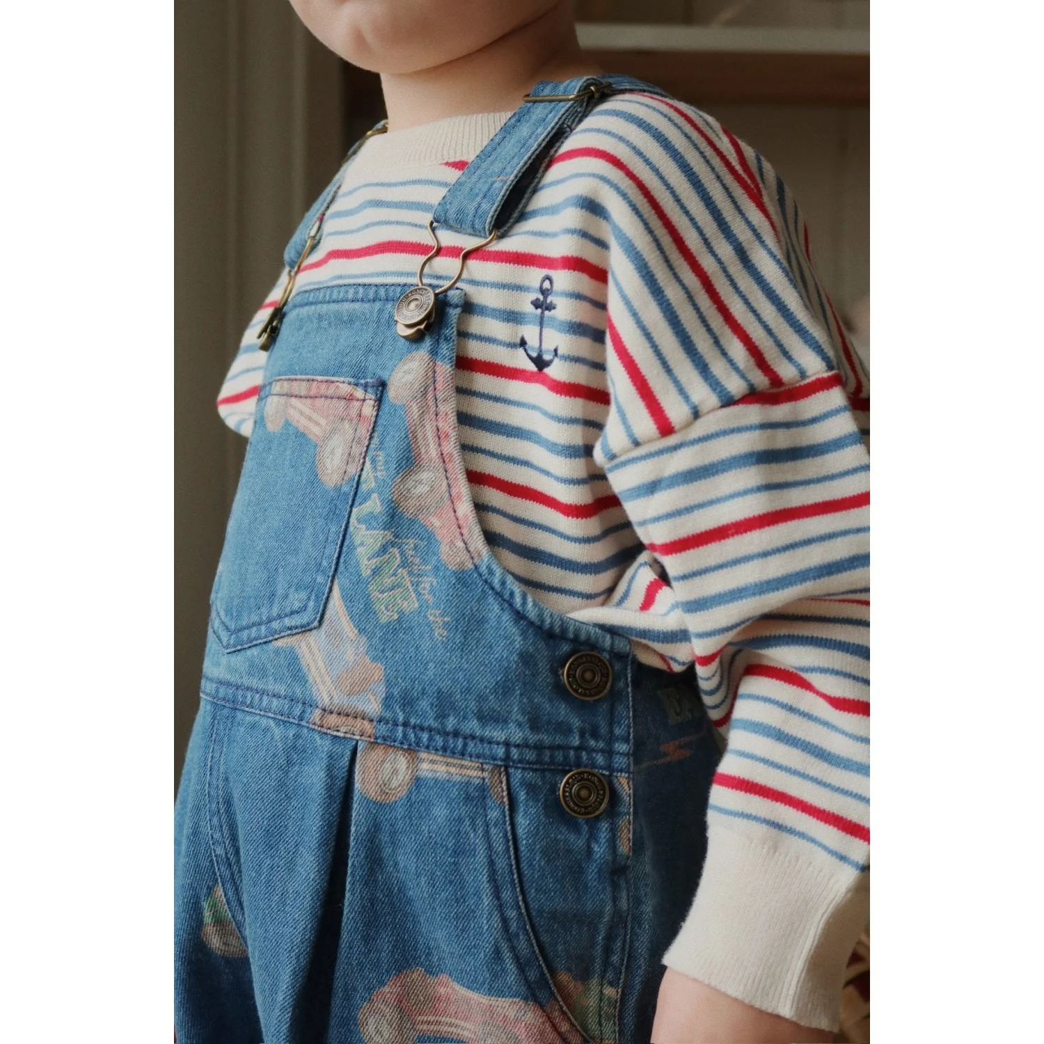 Konges Sløjd Fast Lane Magot Overalls Denim GOTS - Image 3