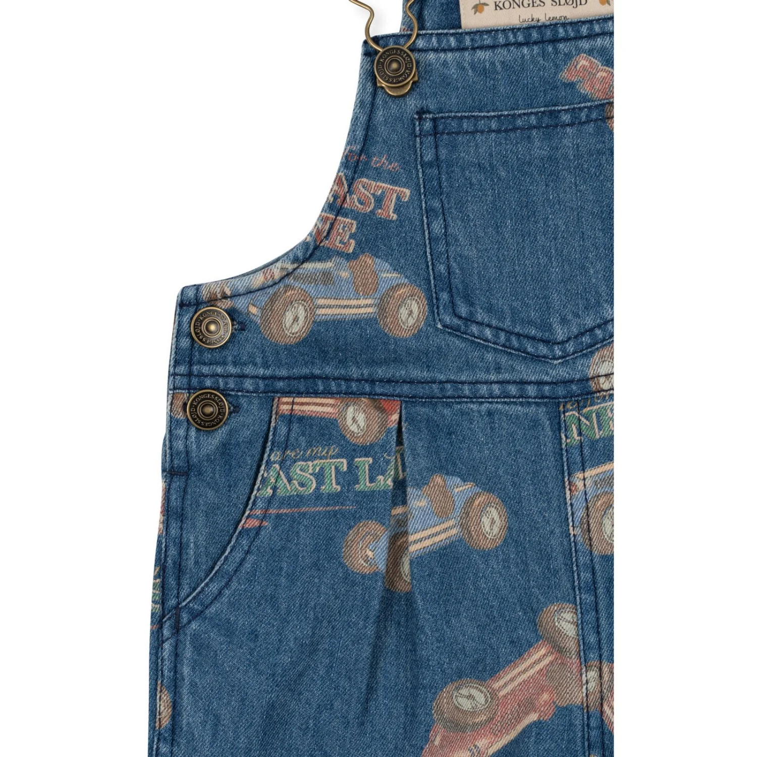 Konges Sløjd Fast Lane Magot Overalls Denim GOTS - Image 5