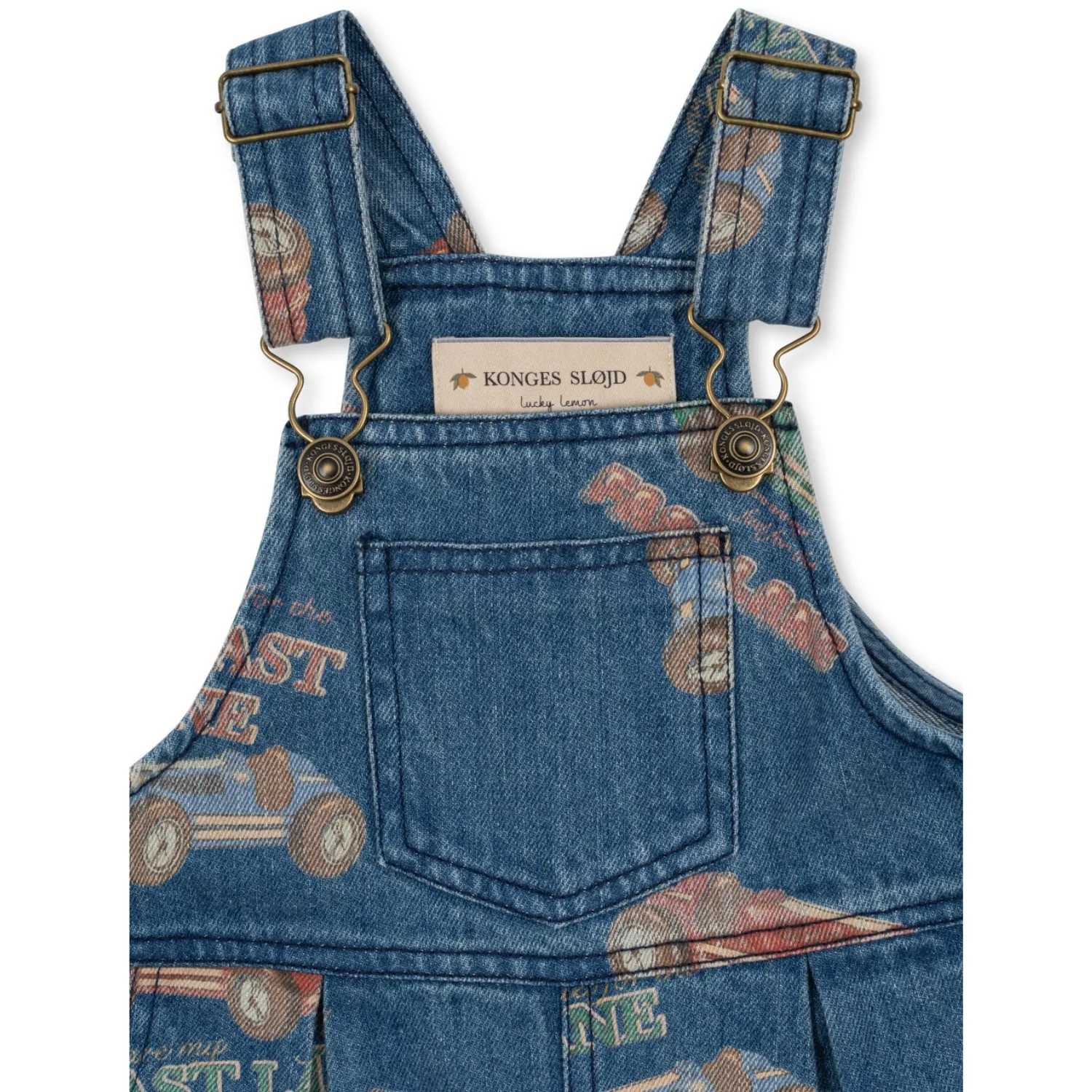 Konges Sløjd Fast Lane Magot Overalls Denim GOTS - Image 6