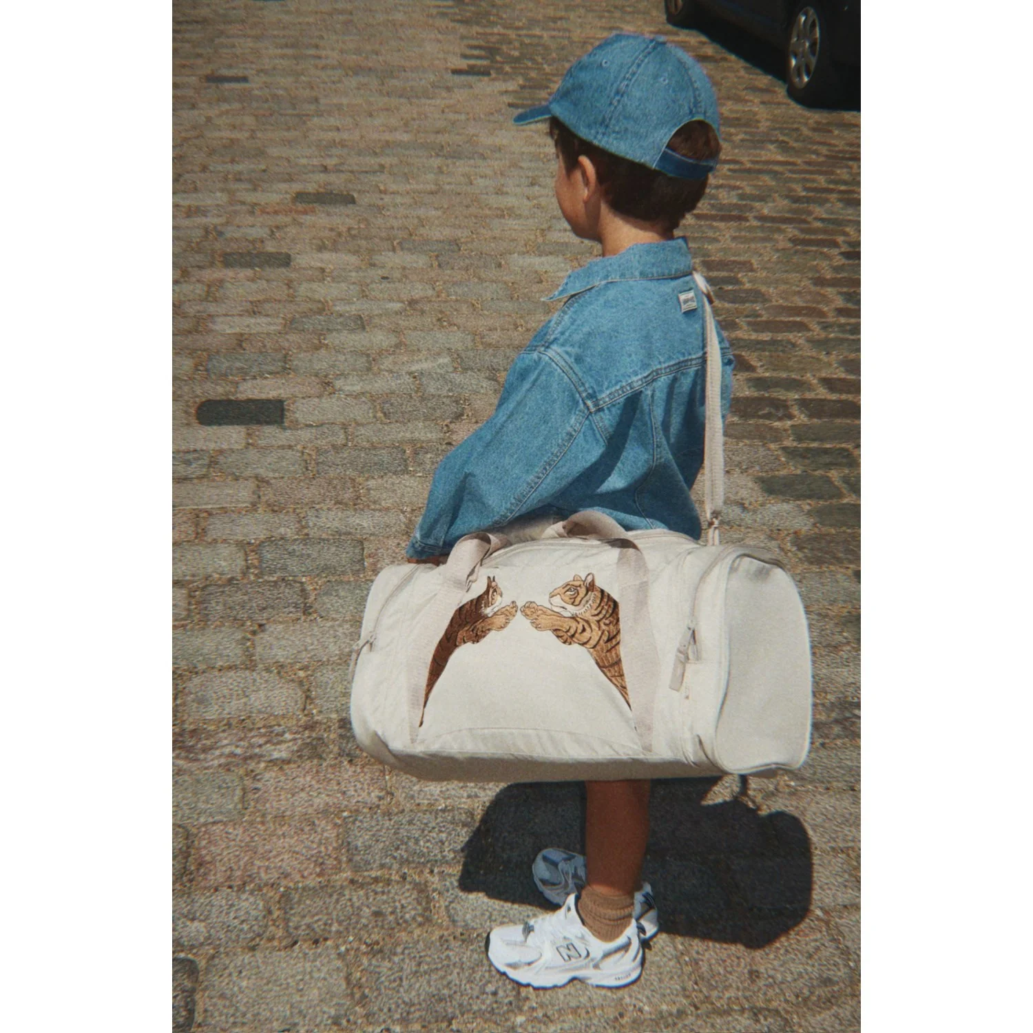 Konges Sløjd Feather Gray Kids Weekend Bag - Image 2