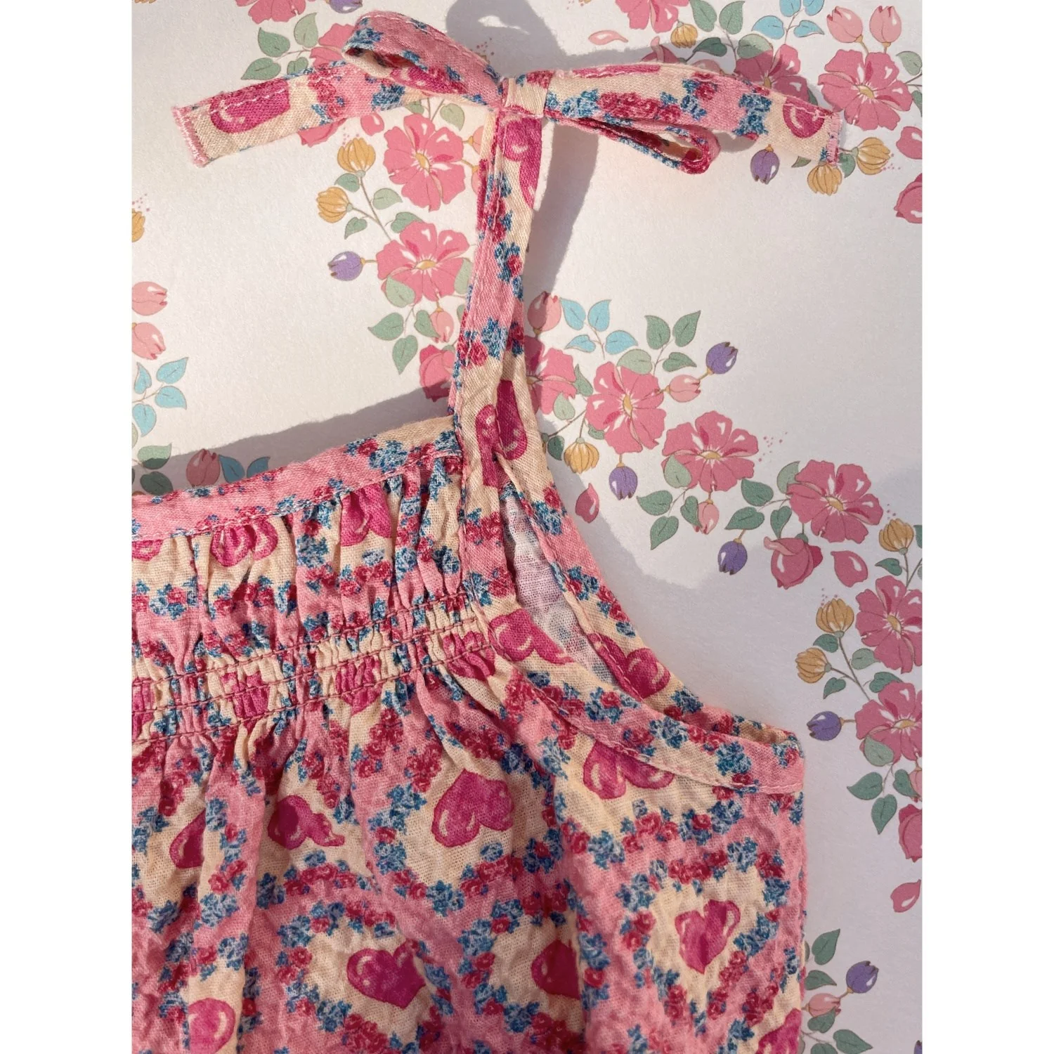 Konges Sløjd Felice Rose Vivian Strap Romper Gots - Image 2