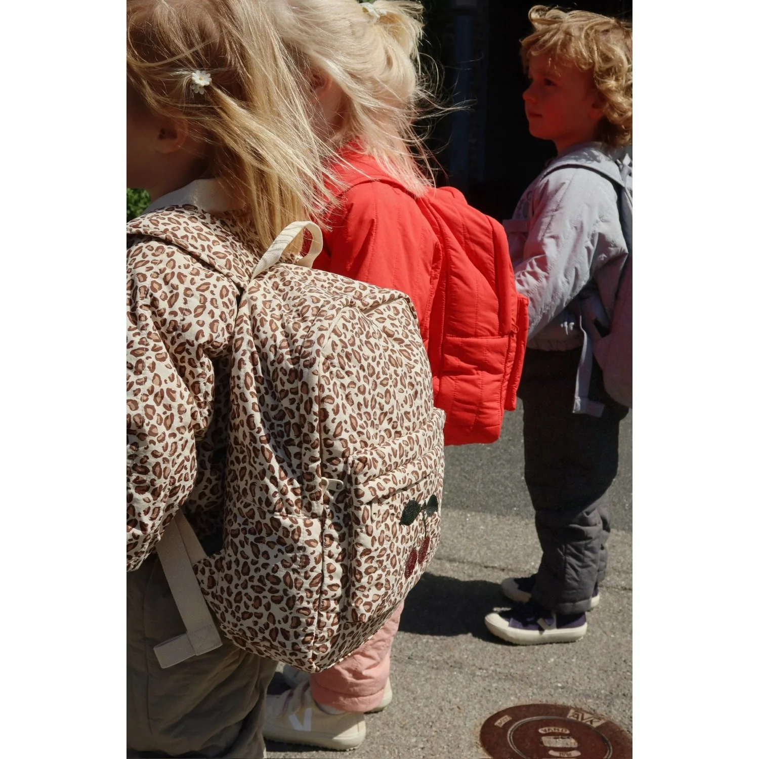 Konges Sløjd Fiery Red Juno Sequin Backpack - Image 3