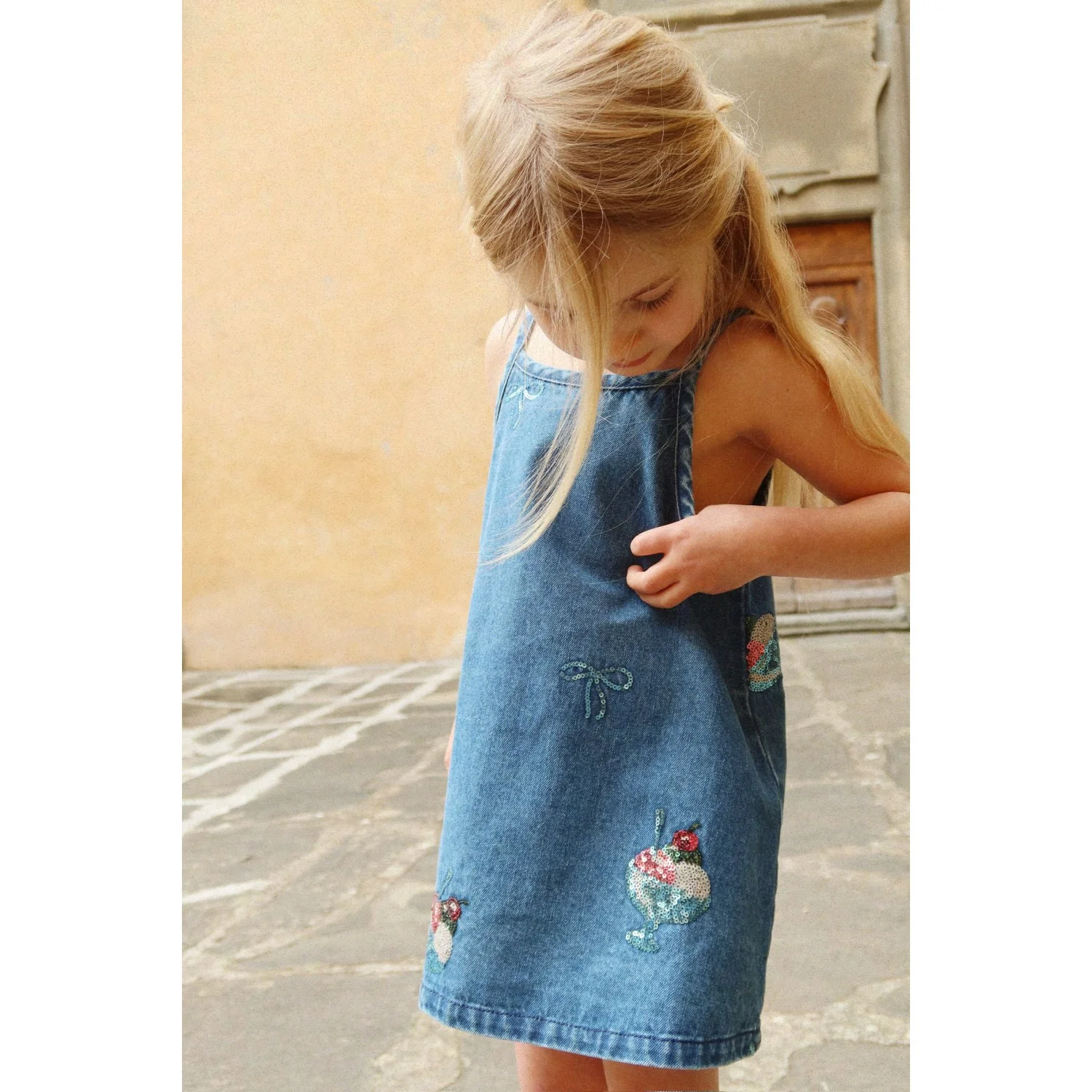 Konges Sløjd Gelato Magot Sequin Strap Dress Gots - Image 2