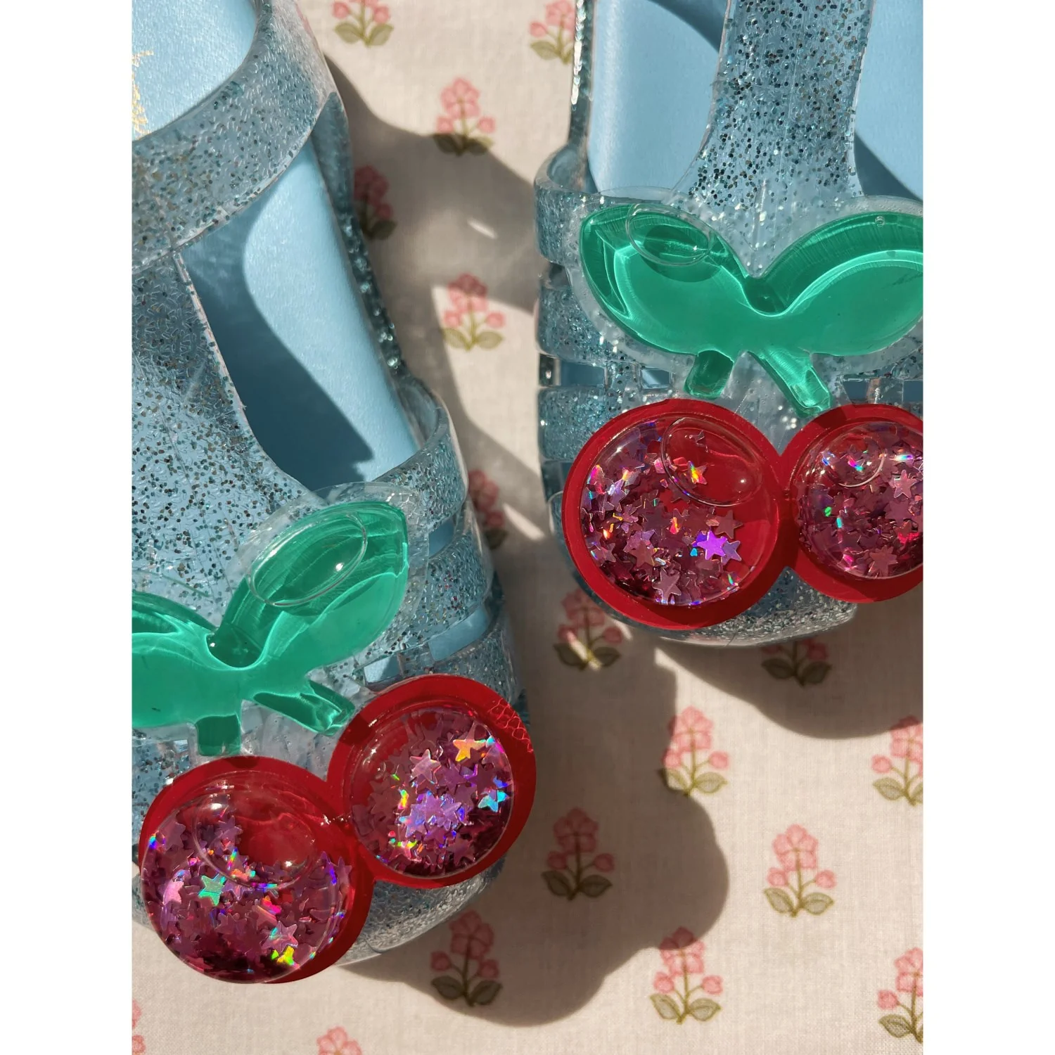 Konges Sløjd Glitter Blue Lilo Sandal - Image 2