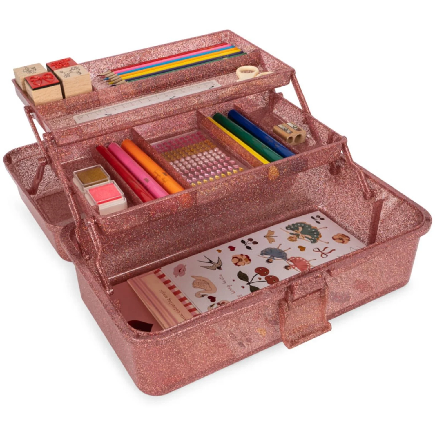 Konges Sløjd Glitter Rose Creative Art Caddy