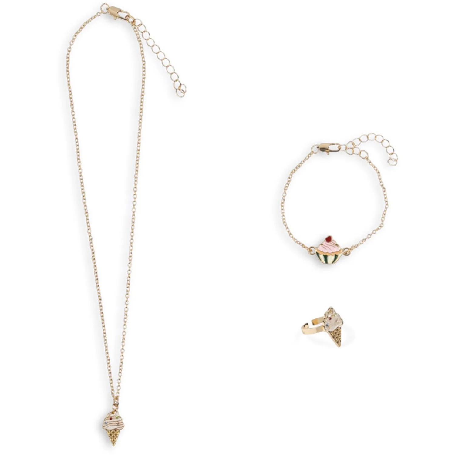 Konges Sløjd Gold Sweet Jewelry Set