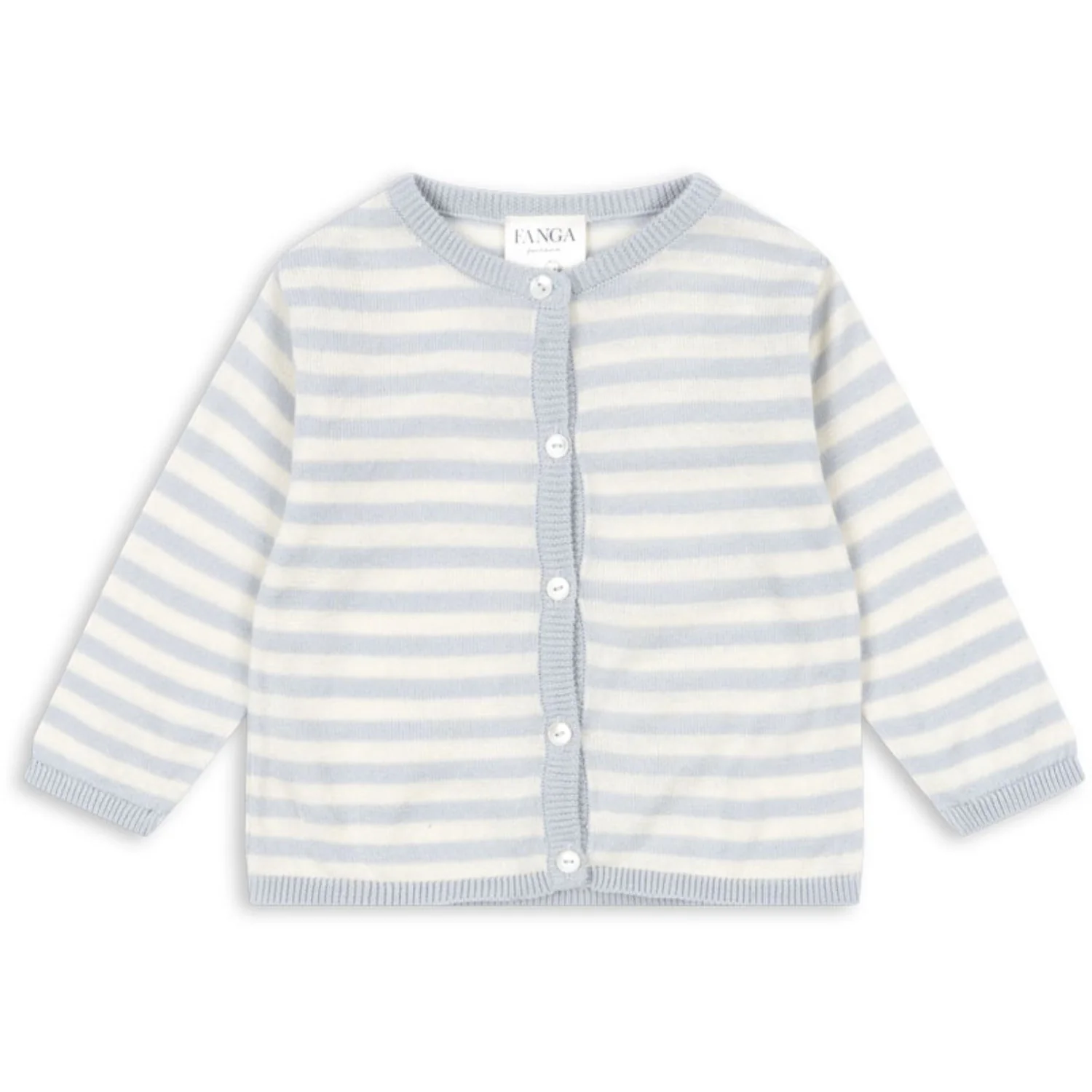 Konges Sløjd Fanga Gray Dawn Venti Knit Cardigan GOTS