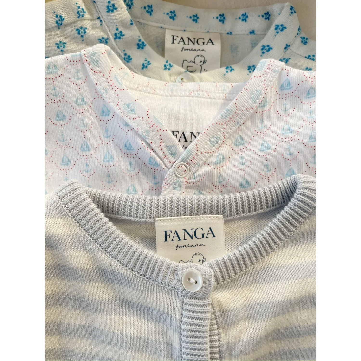 Konges Sløjd Fanga Gray Dawn Venti Knit Cardigan GOTS - Image 5