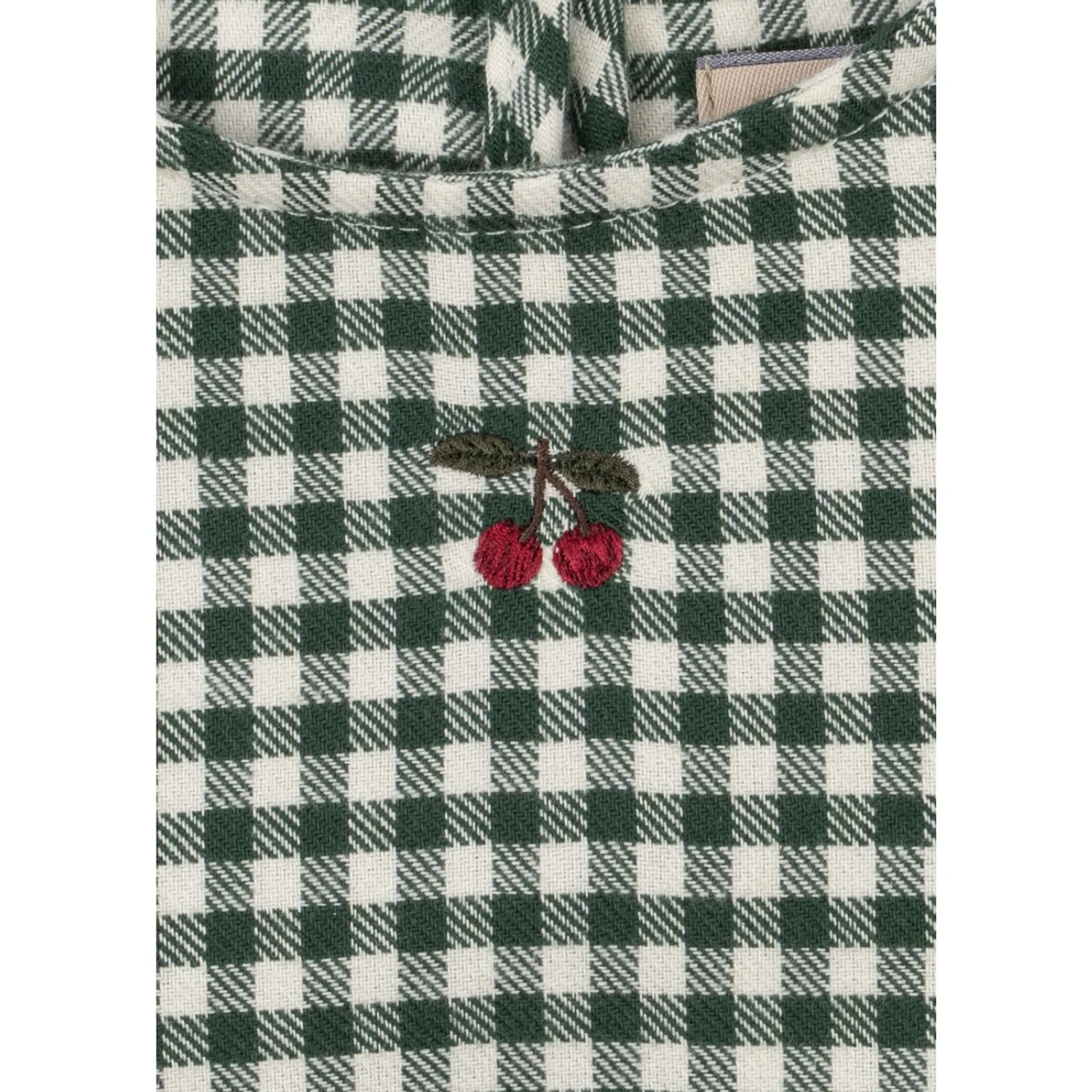 Konges Sløjd Green Check Foret Dress Gots - Image 3
