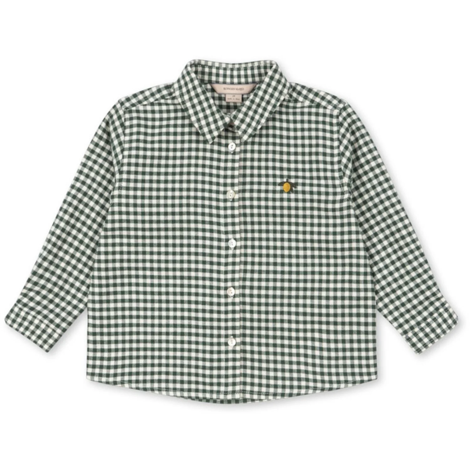 Konges Sløjd Green Check Foret Ls Shirt Gots