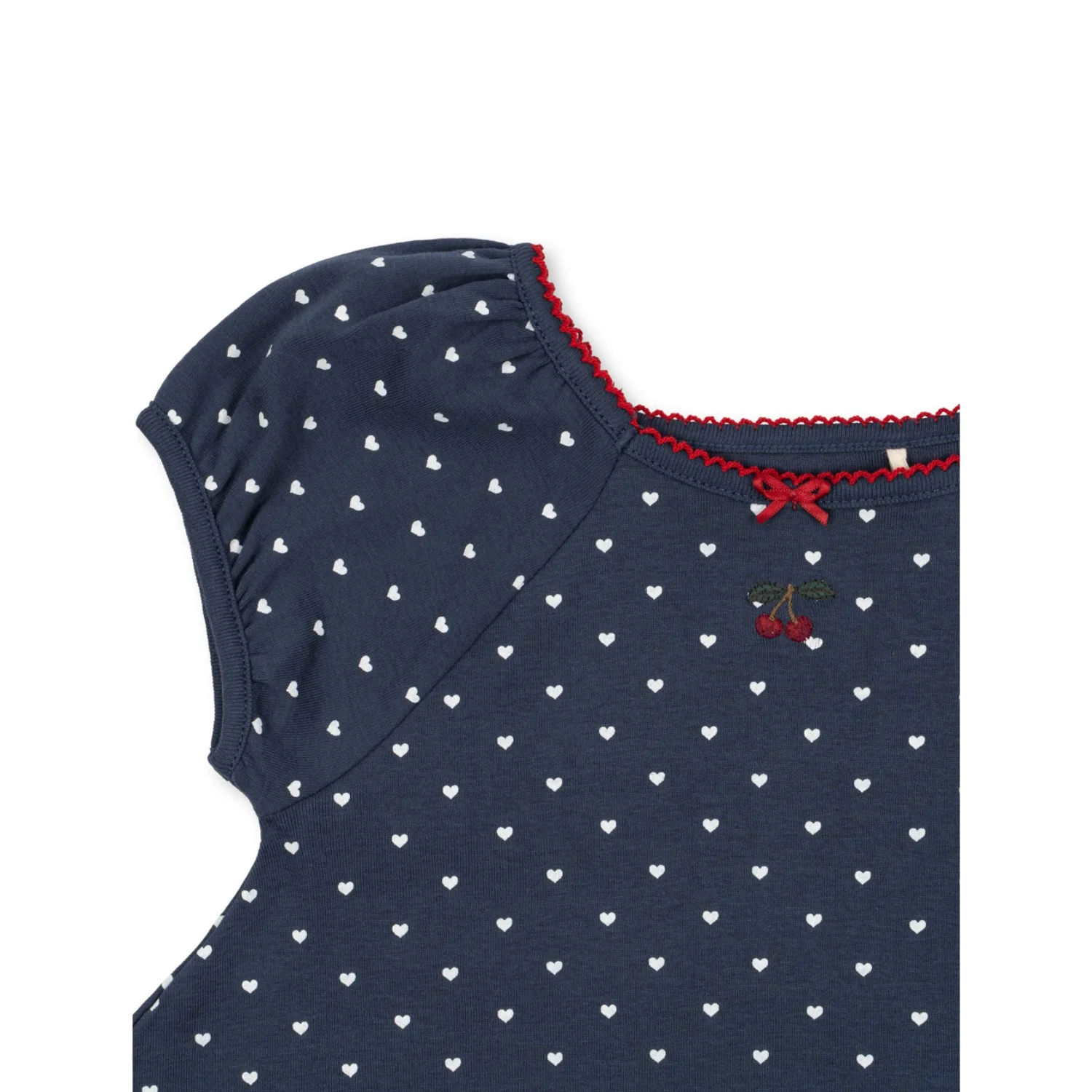 Konges Sløjd Heart Blues Classic Ss Dress Gots - Image 4