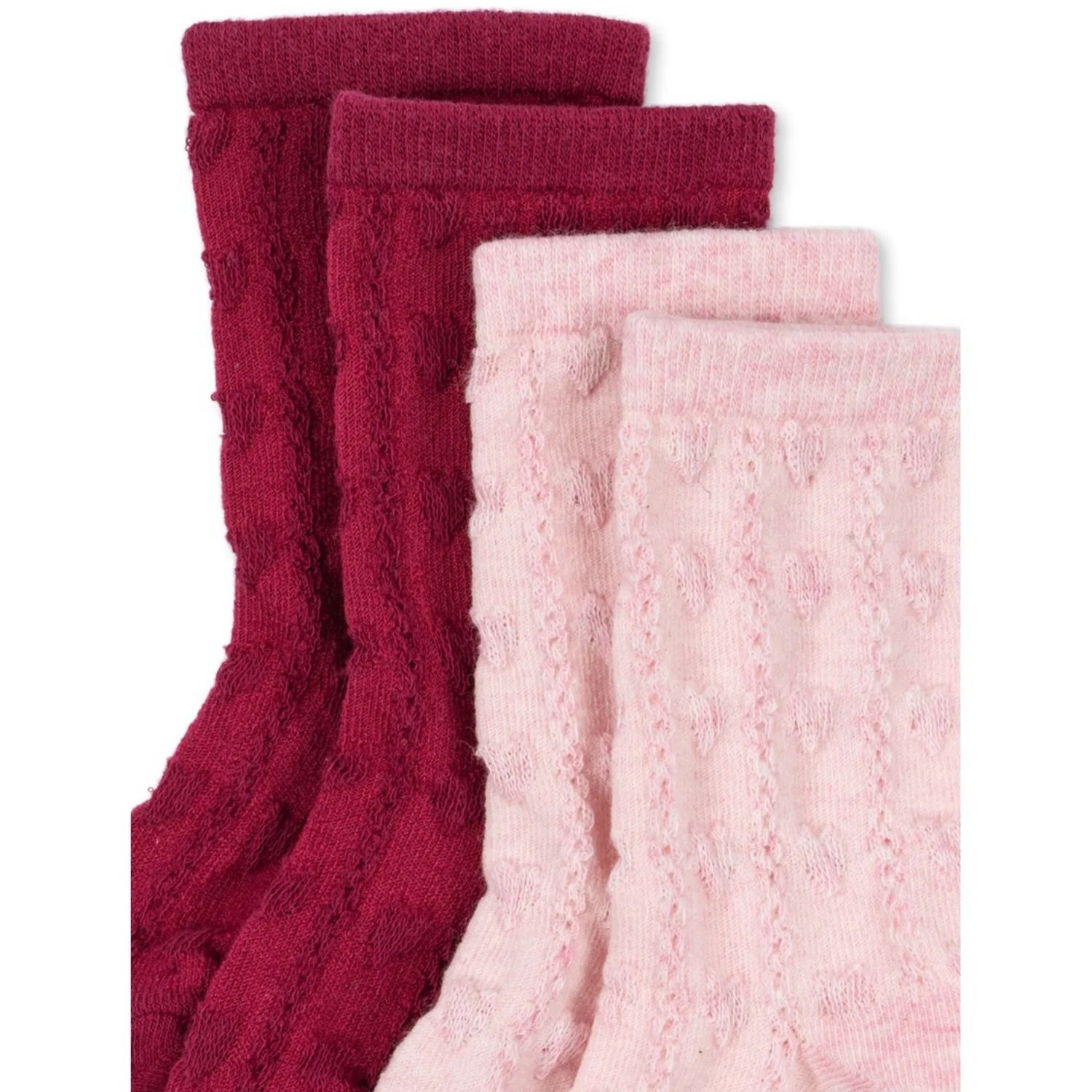 Konges Sløjd Heart Mix 2 Pack Fine Jaquard Socks - Image 2