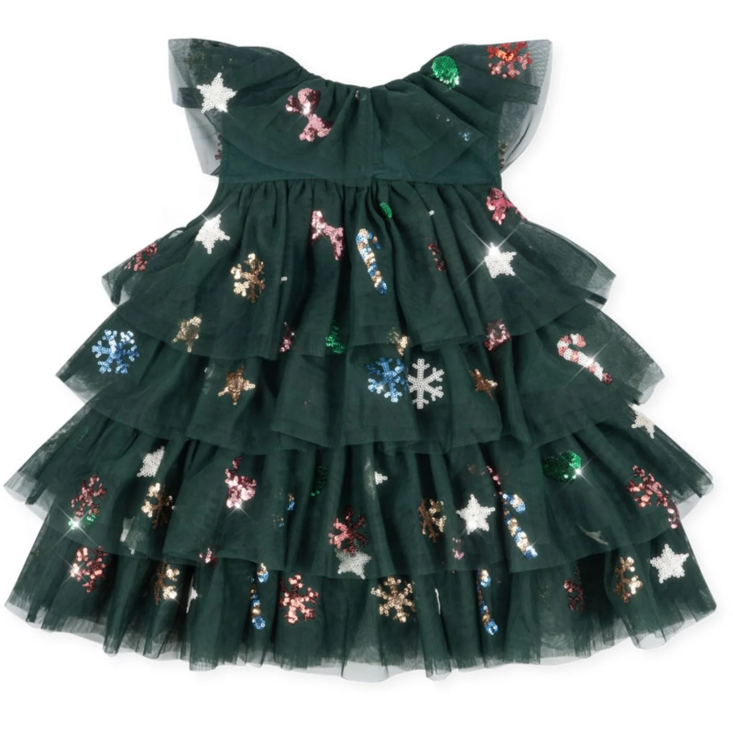 Konges Sløjd Hunter Green Yvonne Christmas Dress - Image 7
