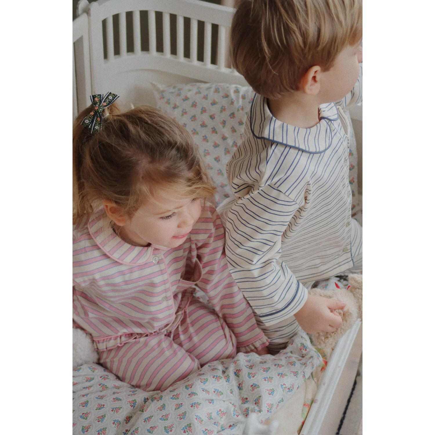 Konges Sløjd Indigo Butter Stripe Pio Set Gots - Image 2