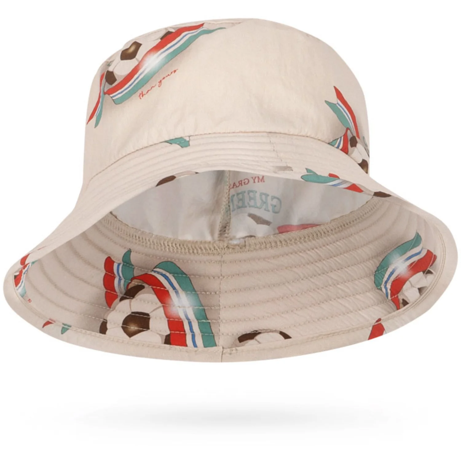 Konges Sløjd Kick It Pomio Bucket Hat Grs - Image 2