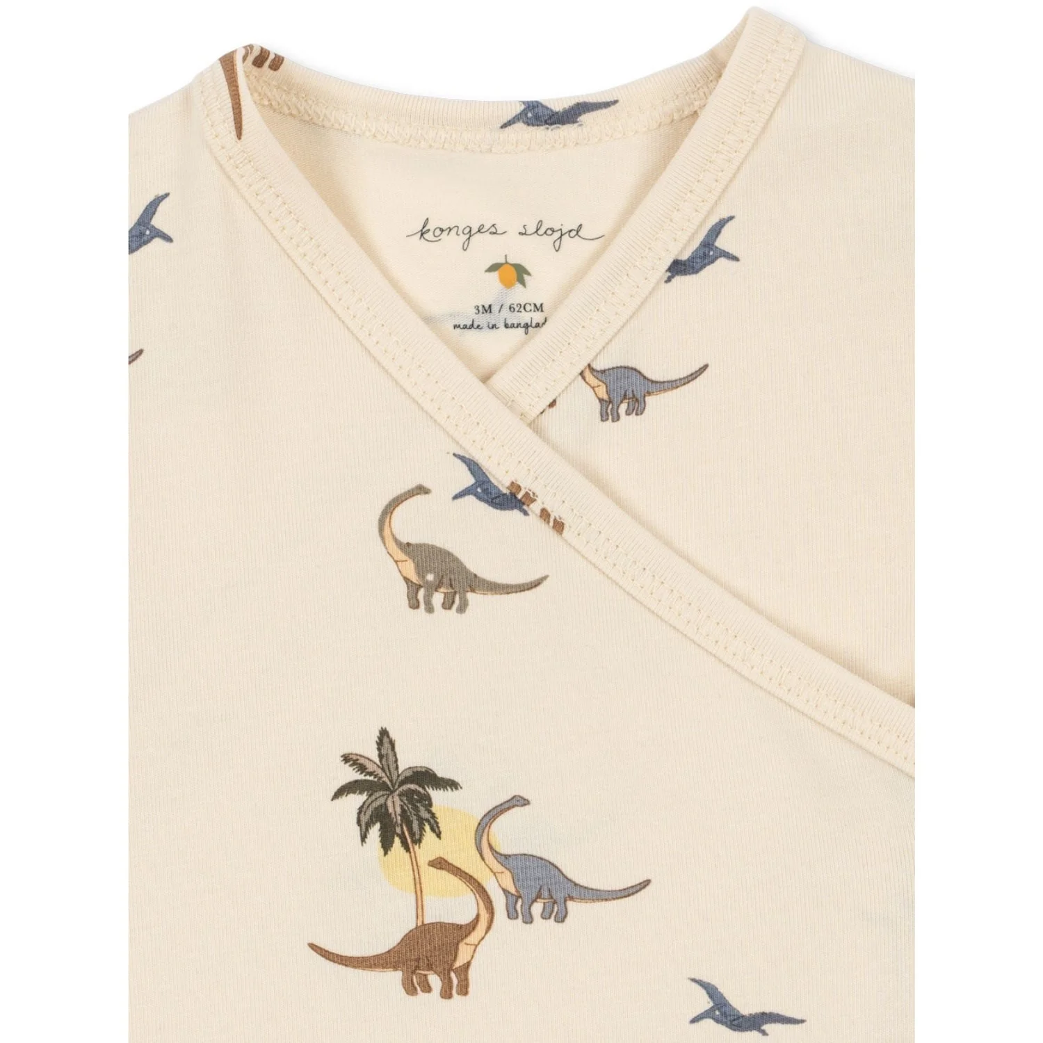 Konges Sløjd Kubi Basic Newborn Onesie GOTS - Image 3