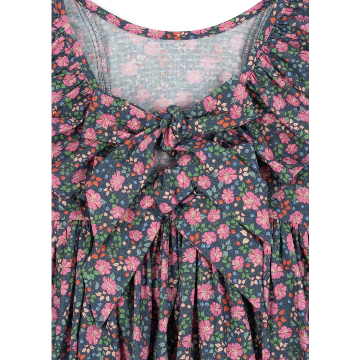 Konges Sløjd Kyoto Cianna Ls Bow Dress GOTS - Image 4