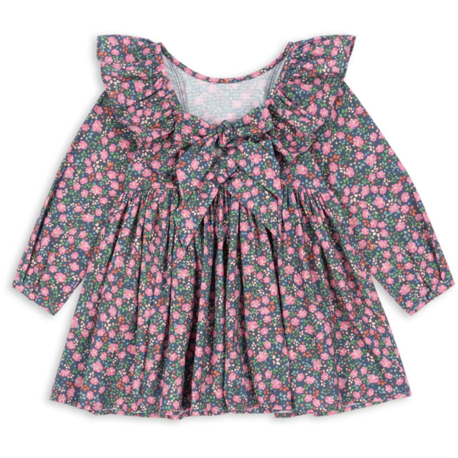 Konges Sløjd Kyoto Cianna Ls Bow Dress GOTS - Image 5