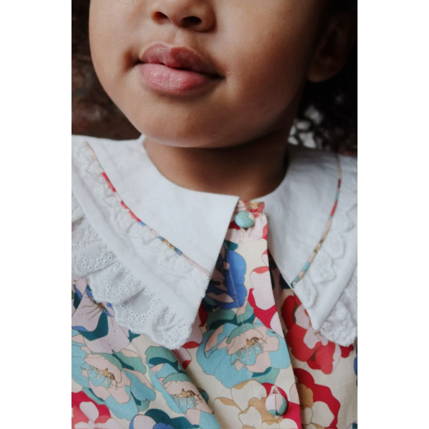 Konges Sløjd La Rosa Coeur Collar Dress GOTS - Image 2