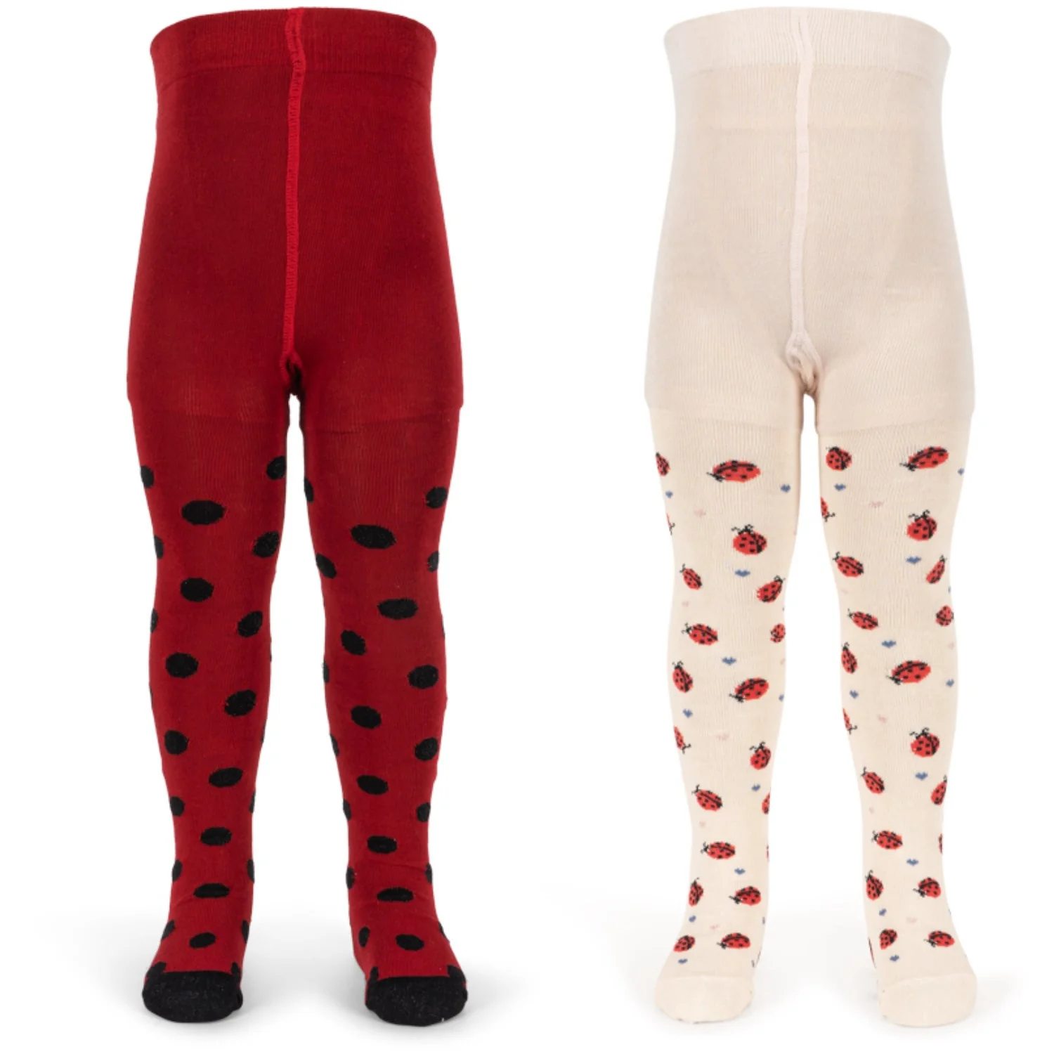 Konges Sløjd Ladybug 2 Pack Ladybug Jacquard Tights