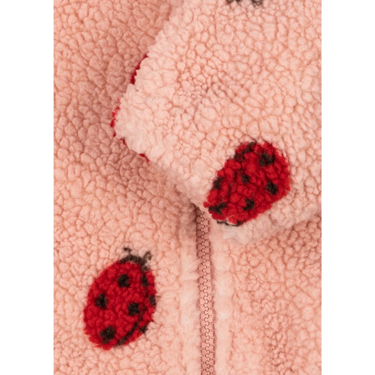 Konges Sløjd Ladybug Pink Jody Teddy Jacket Grs - Image 10