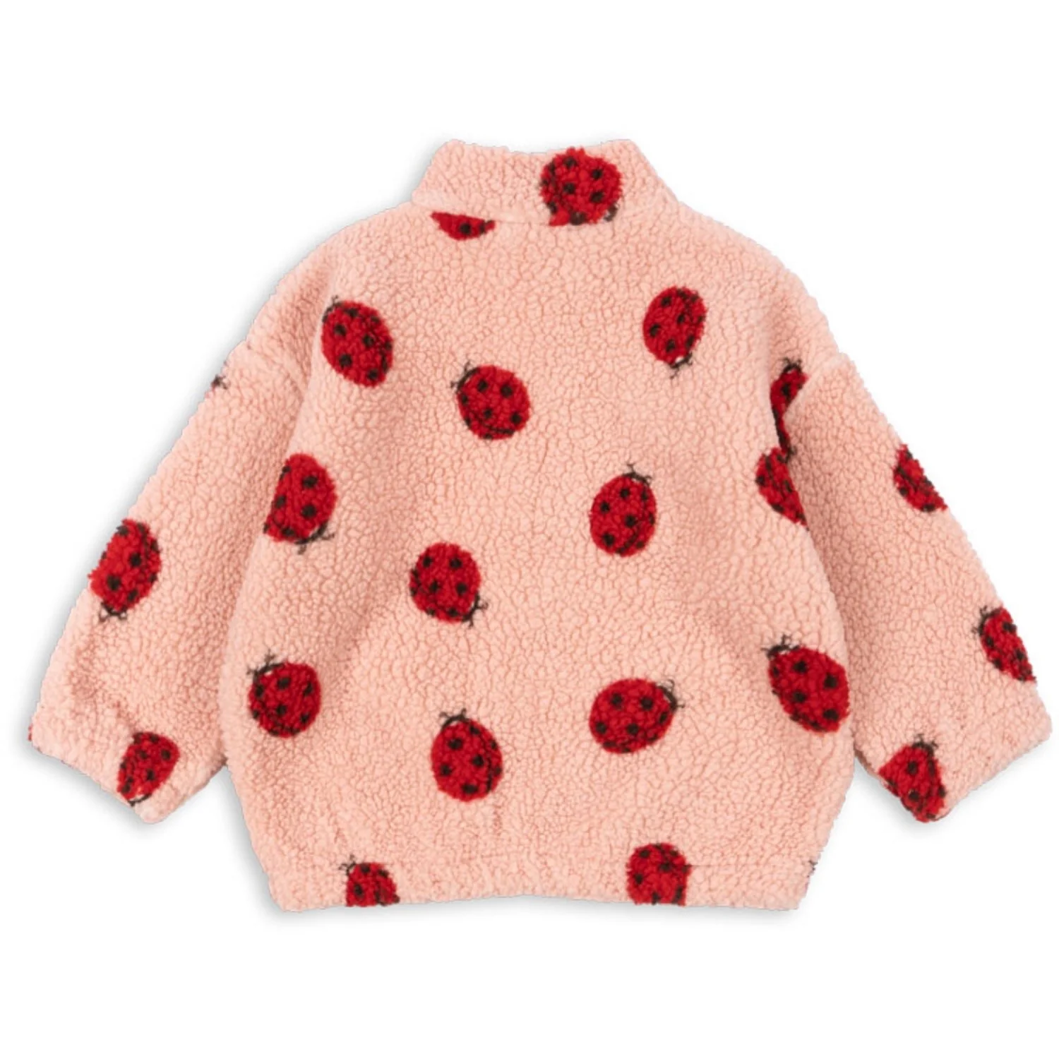 Konges Sløjd Ladybug Pink Jody Teddy Jacket Grs - Image 12