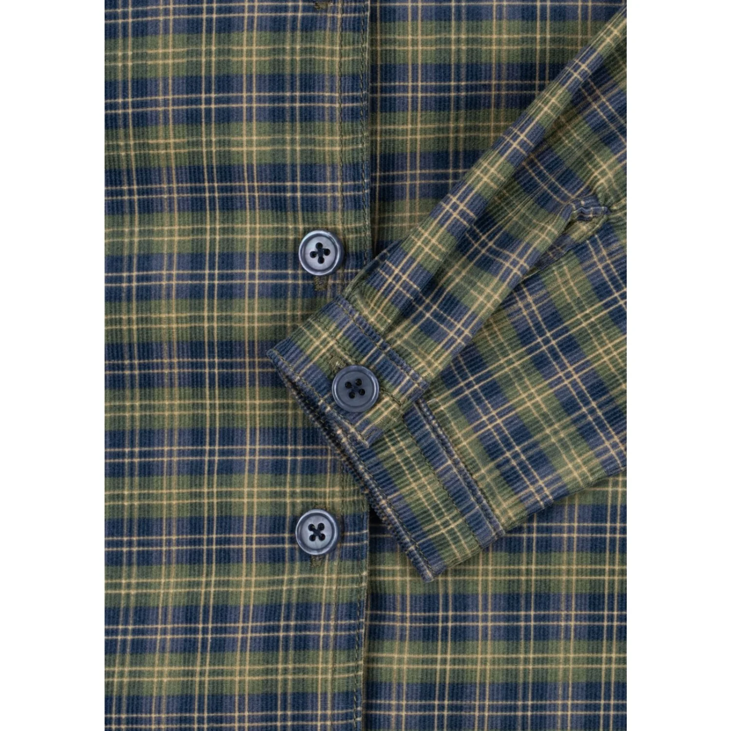 Konges Sløjd Laurel Blue Check Cara Ls Shirt GOTS - Image 3