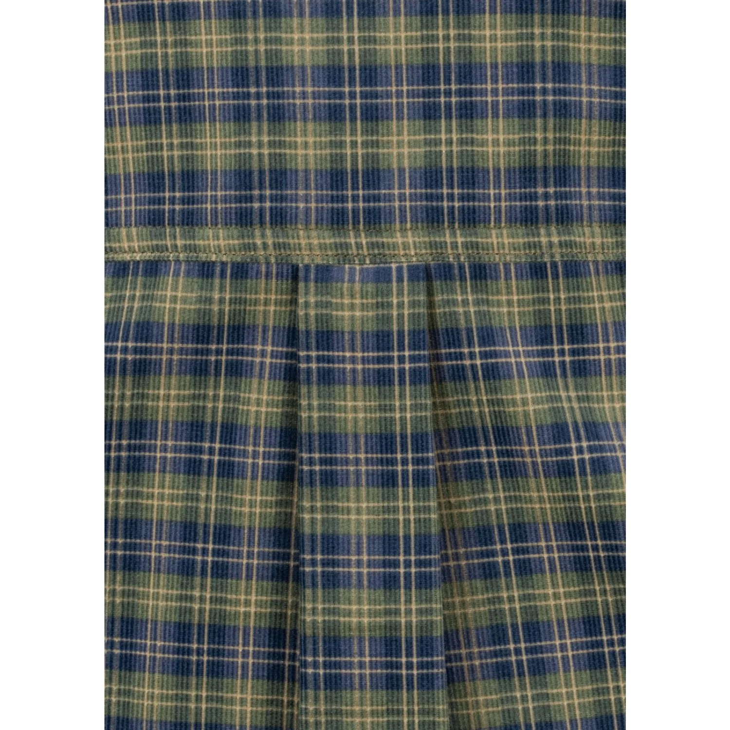 Konges Sløjd Laurel Blue Check Cara Ls Shirt GOTS - Image 4