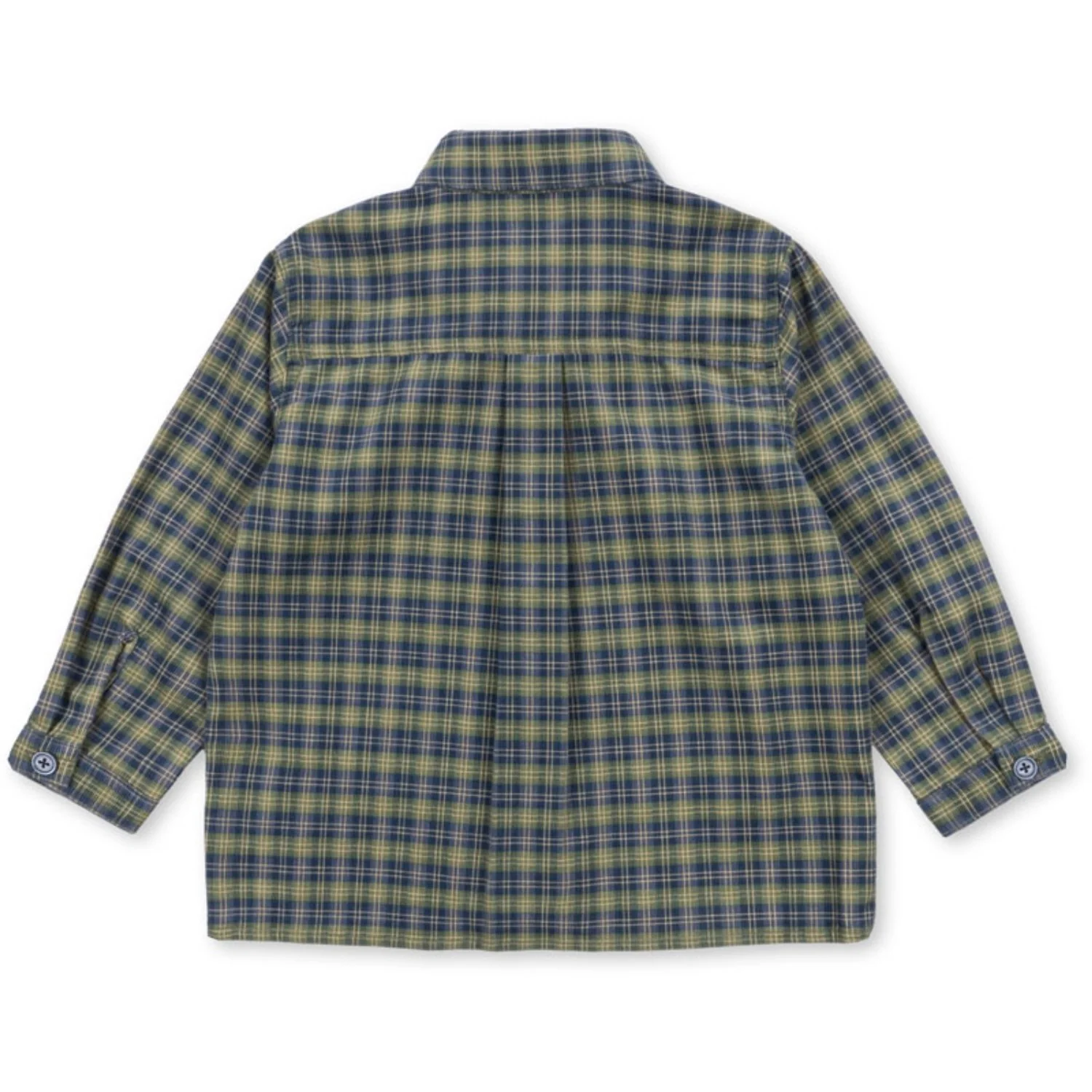 Konges Sløjd Laurel Blue Check Cara Ls Shirt GOTS - Image 5