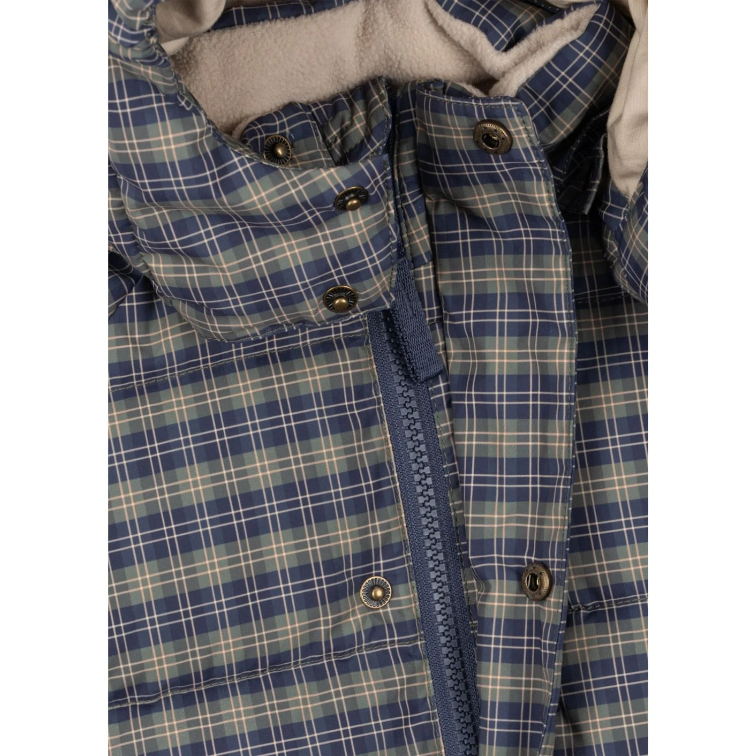 Konges Sløjd Laurel Blue Check Nuka Deux Jacket Grs - Image 6