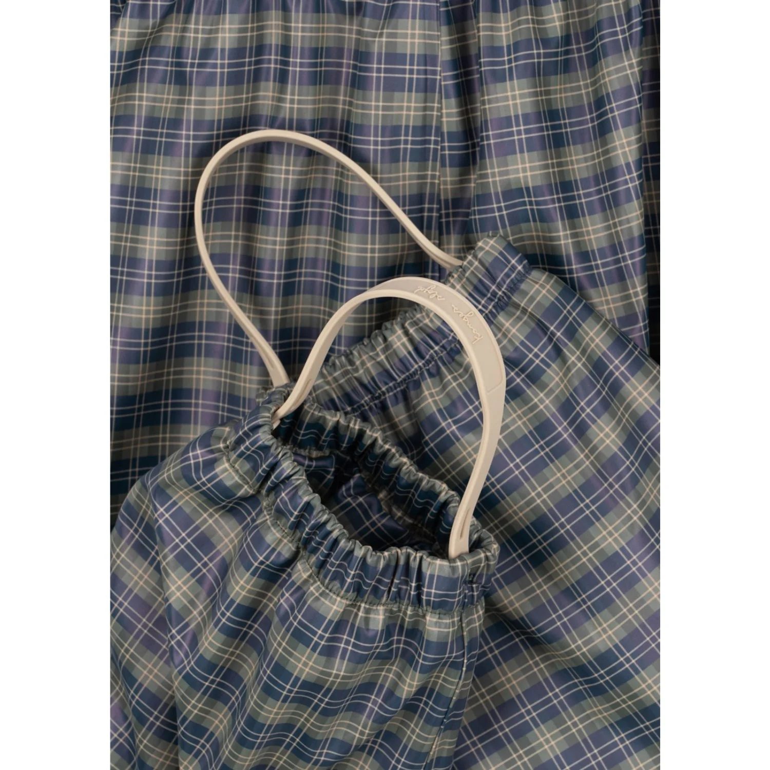Konges Sløjd Laurel Blue Check Rainy Palme Set - Image 5