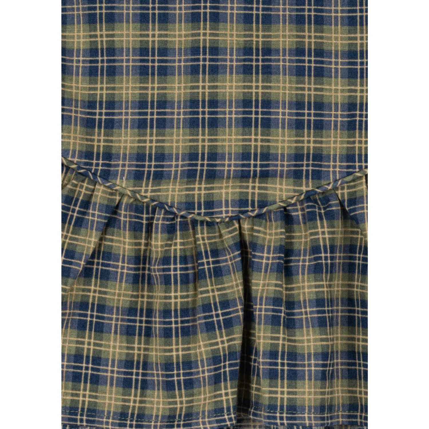 Konges Sløjd Laurel Blue Check Terre Blouse GOTS - Image 3