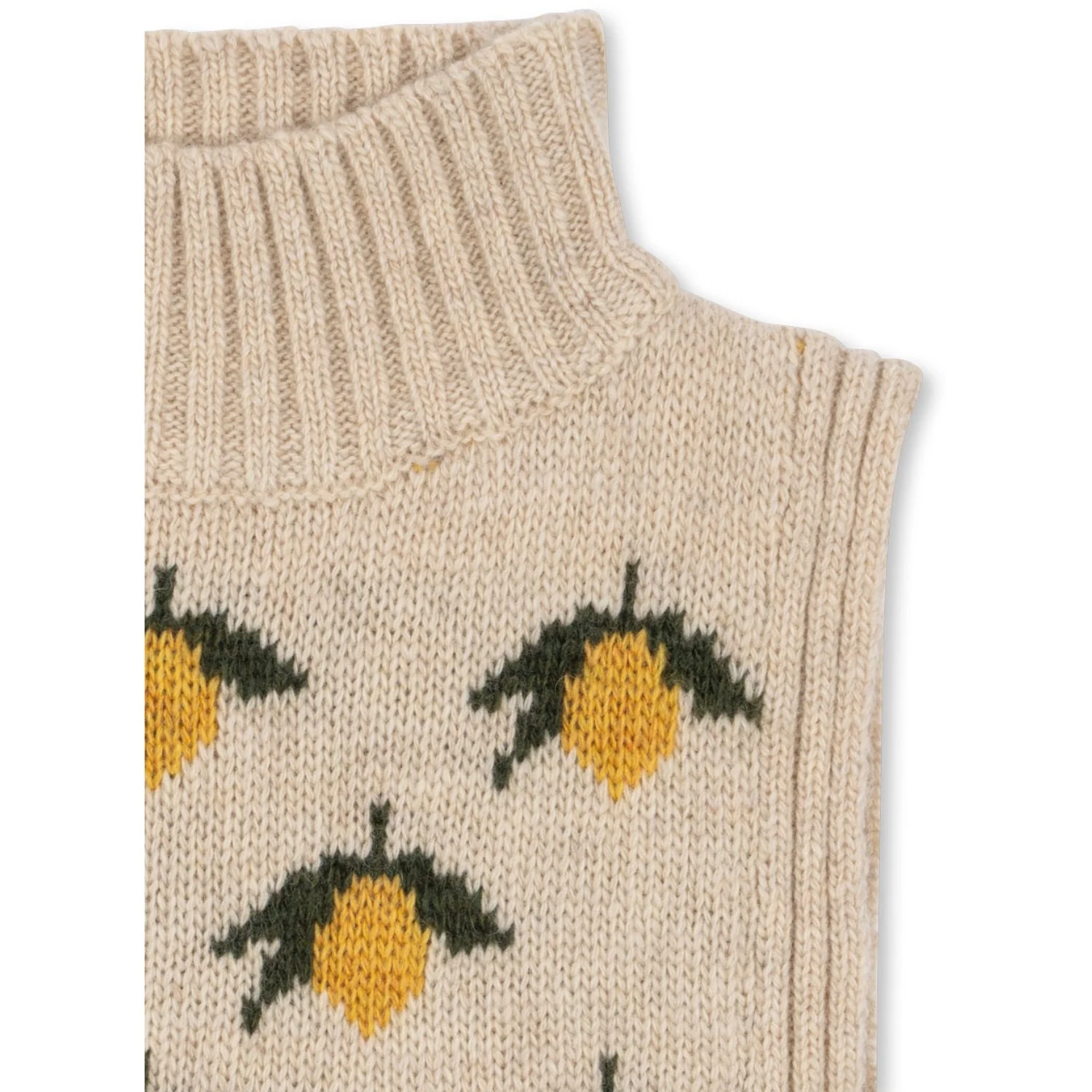 Konges Sløjd Lemon Belou Lemon Knit Neckwarmer. - Image 3