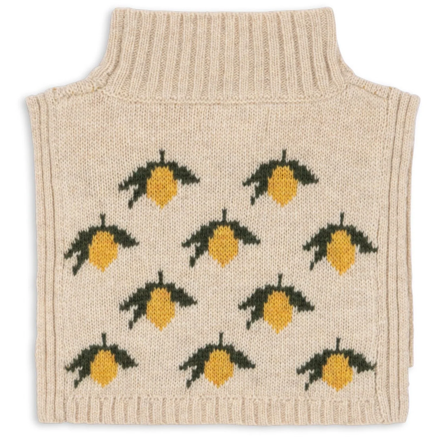 Konges Sløjd Lemon Belou Lemon Knit Neckwarmer. - Image 4