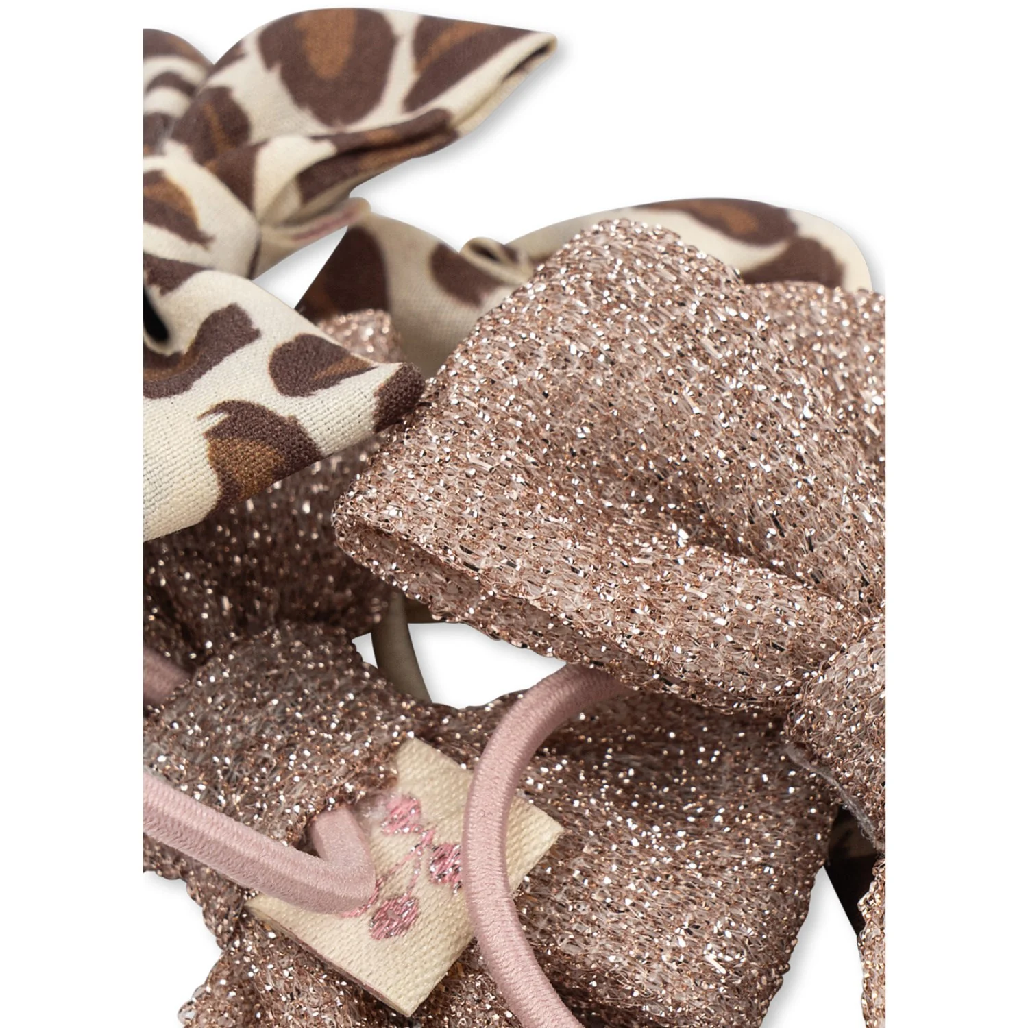 Konges Sløjd Leo/Rose 4 Pack Bow Hair Elastic - Image 2