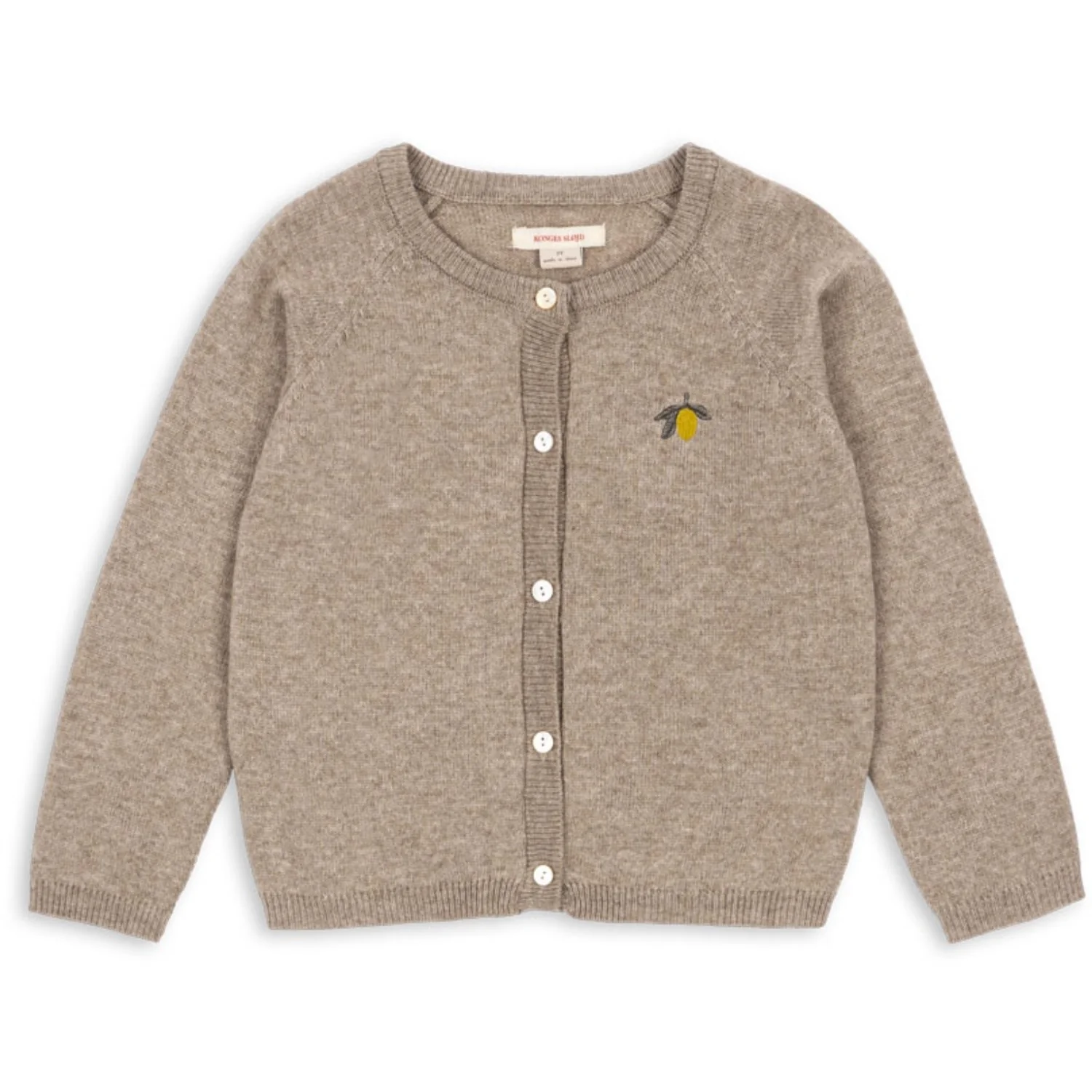 Konges Sløjd Light Brown Mattou Knit Cardigan