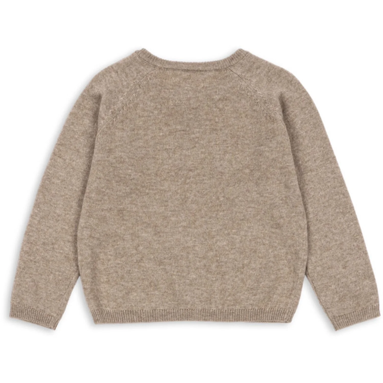 Konges Sløjd Light Brown Mattou Knit Cardigan - Image 4