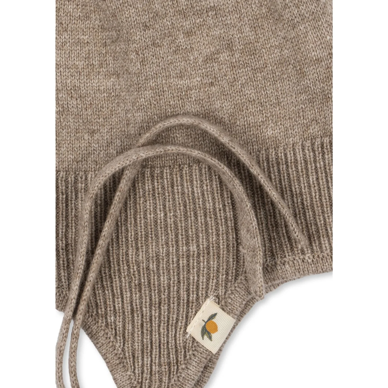 Konges Sløjd Light Brown Mattou Knit Helmet - Image 3