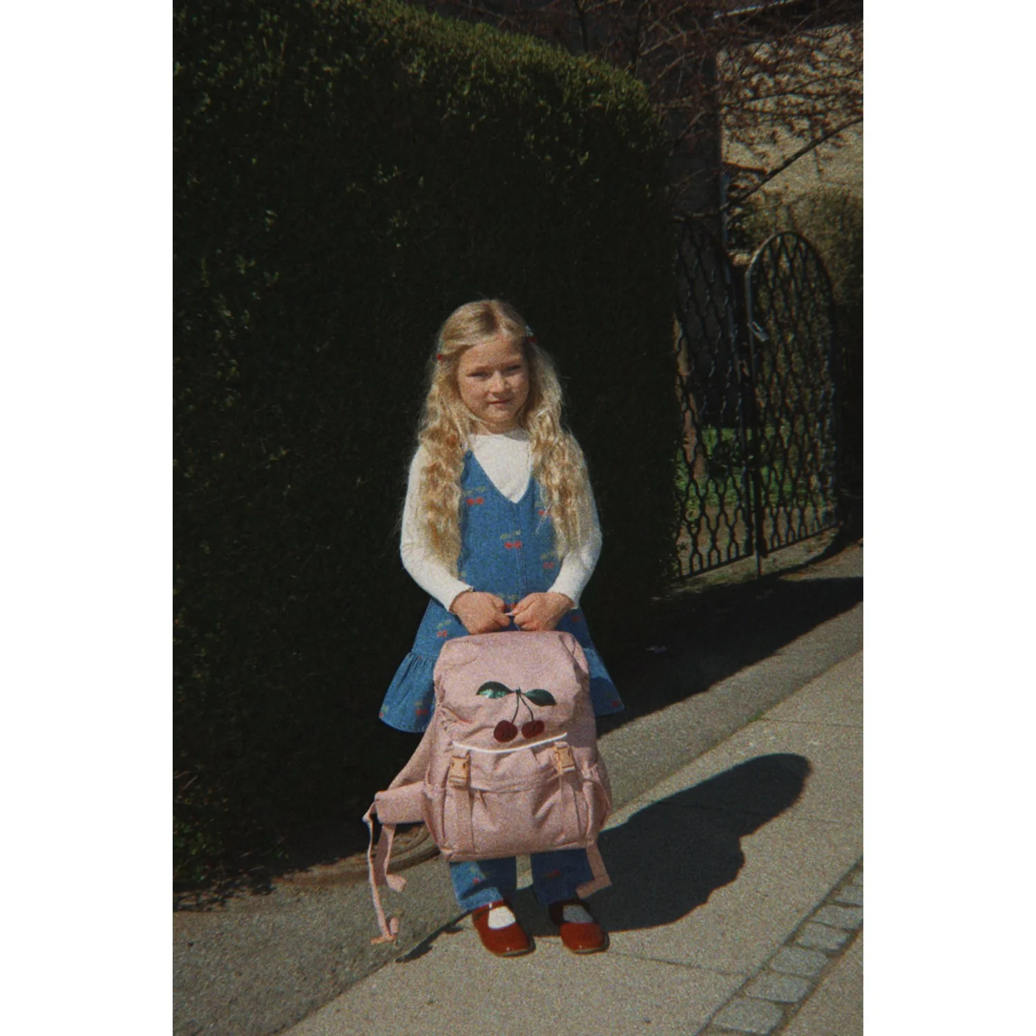 Konges Sløjd Ma Grande Cerise Denim Magot Frill Pants Gots - Image 5